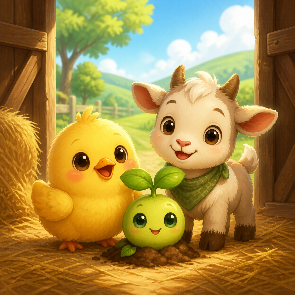 Farm Buddy — chick, goat, and sprout pets on the farm